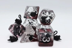 Foam Brain RPG INCLUSION DICE SET BLACK SWAN